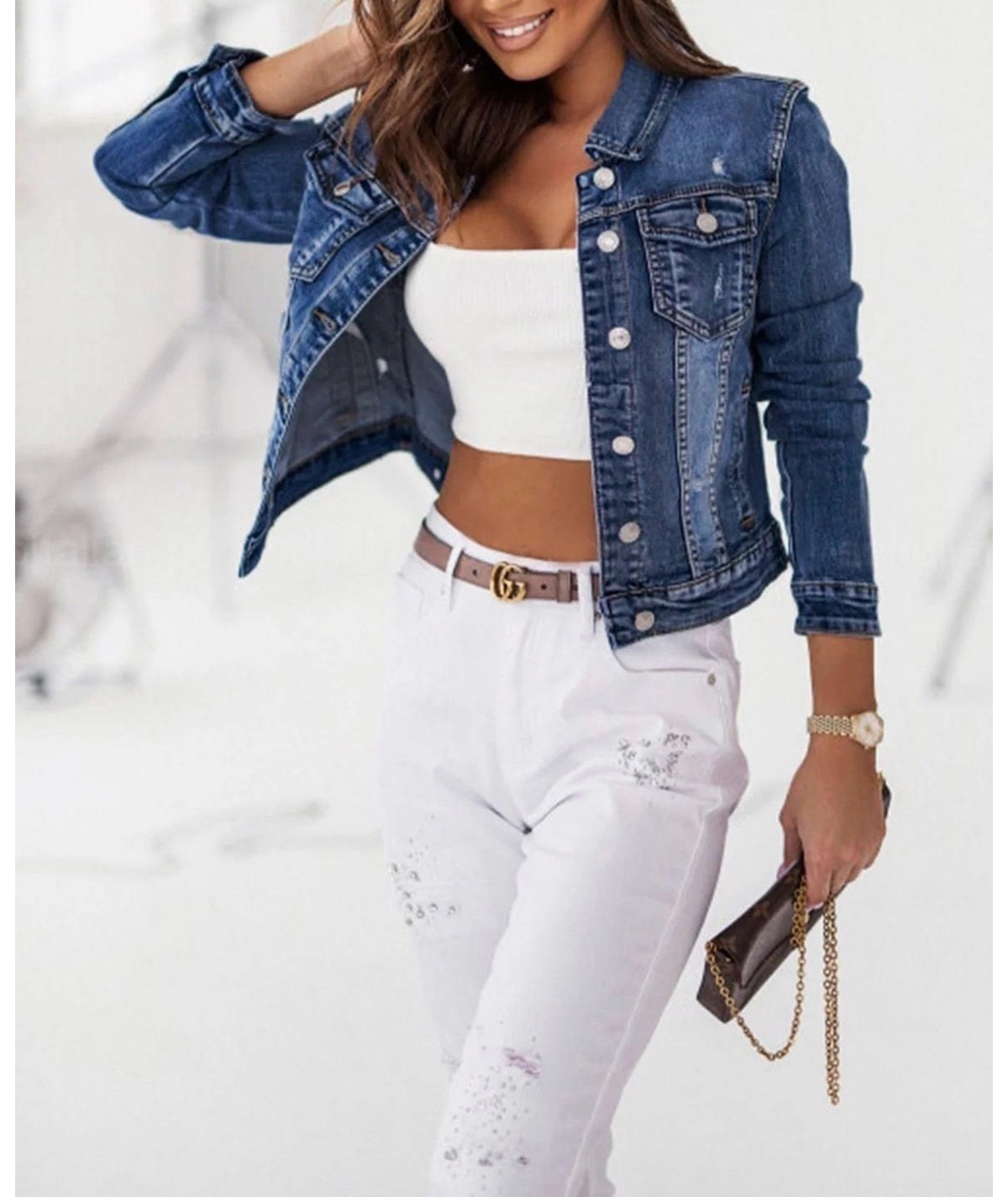 Veste en jean Virginie