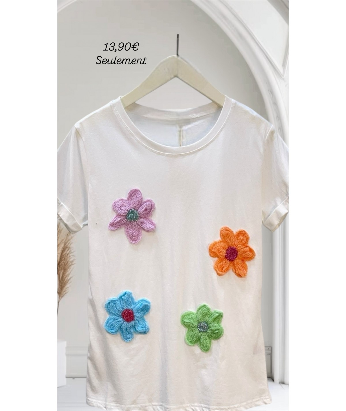 TEE shirt fleuri