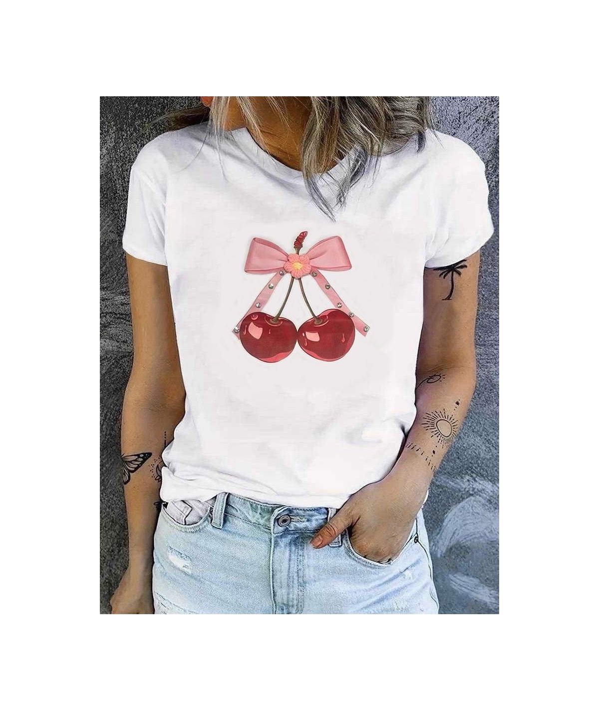 TEE shirt cherry taille unique