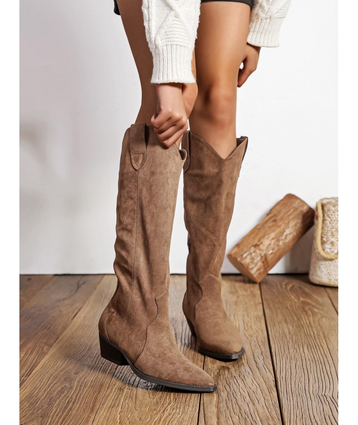 Bottes taupe