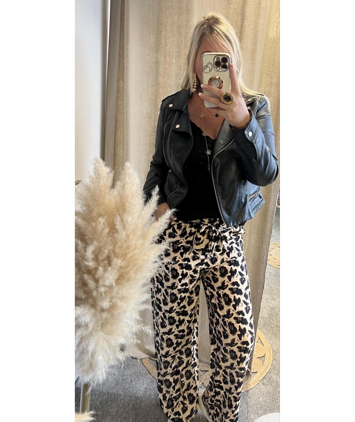 Pantalon léopard Mélanie