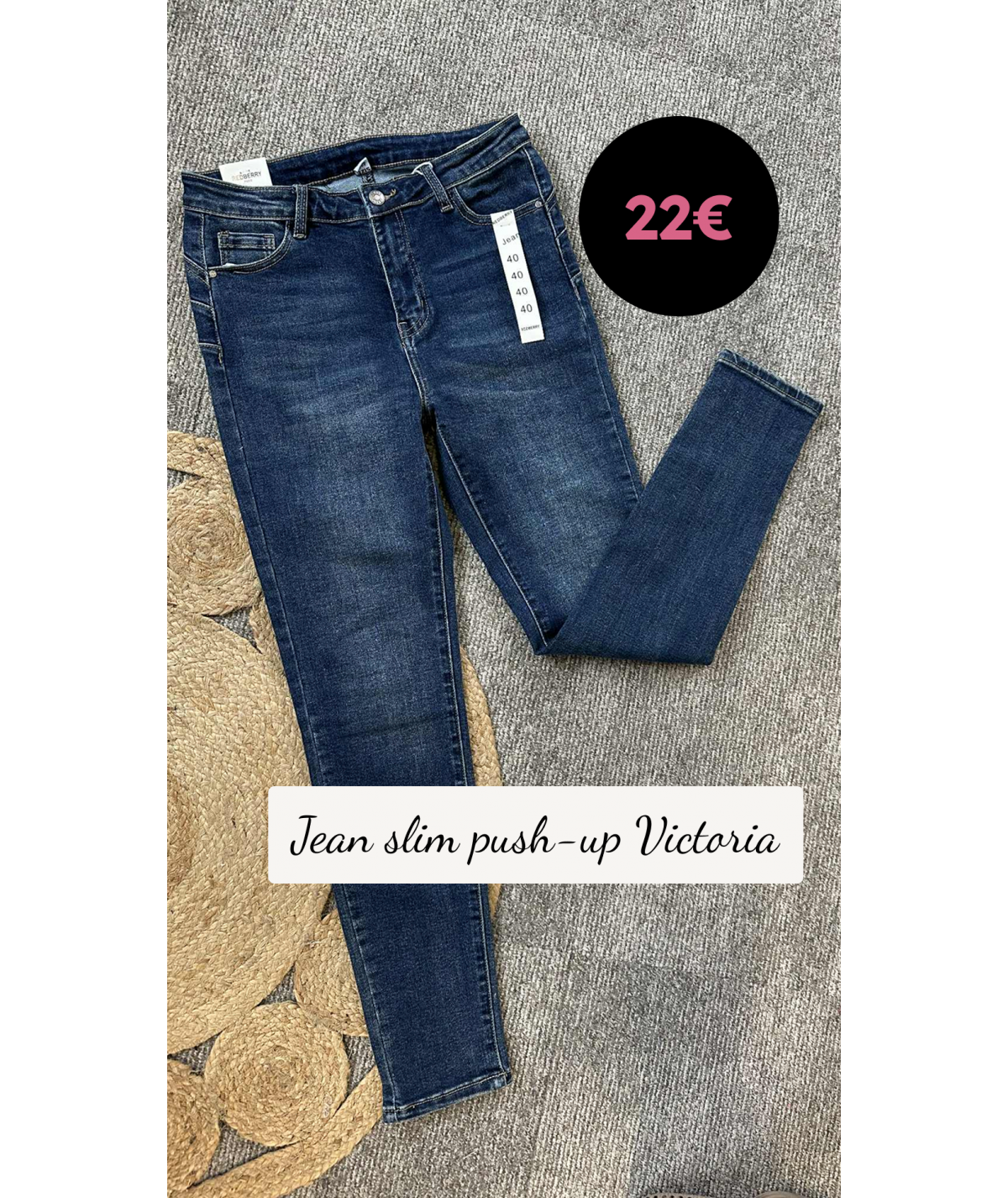Jean push up Victoria