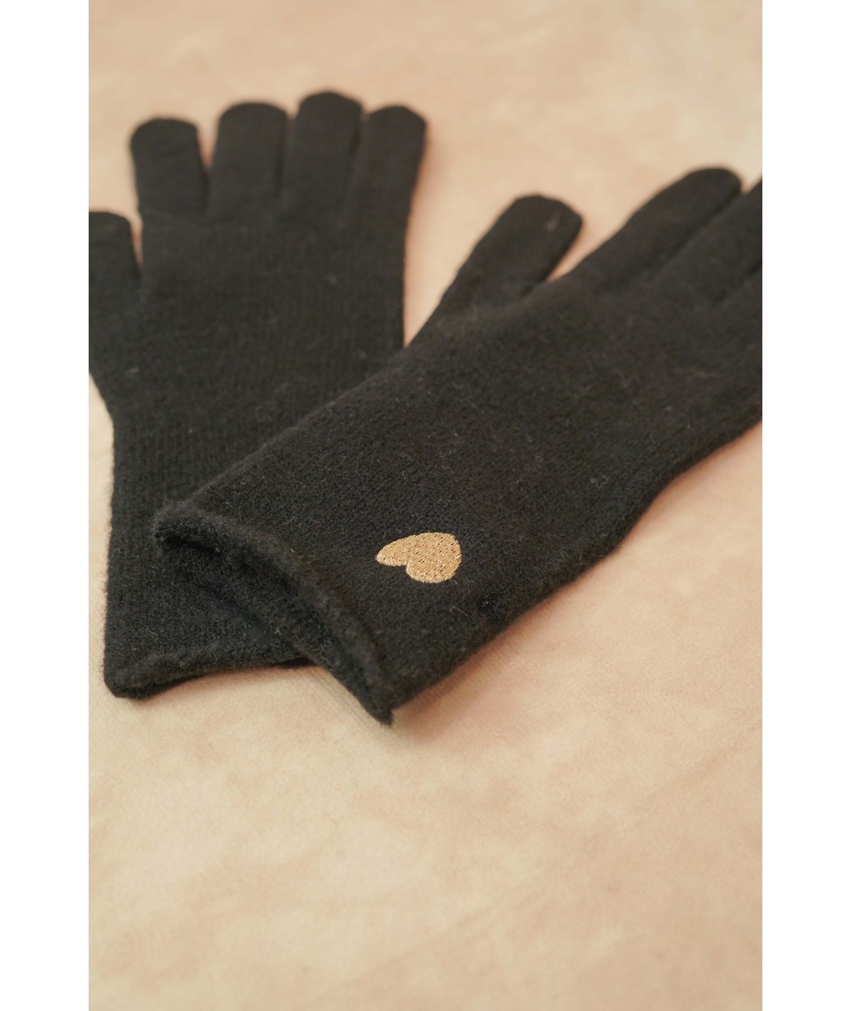 Gants Véronique noirs