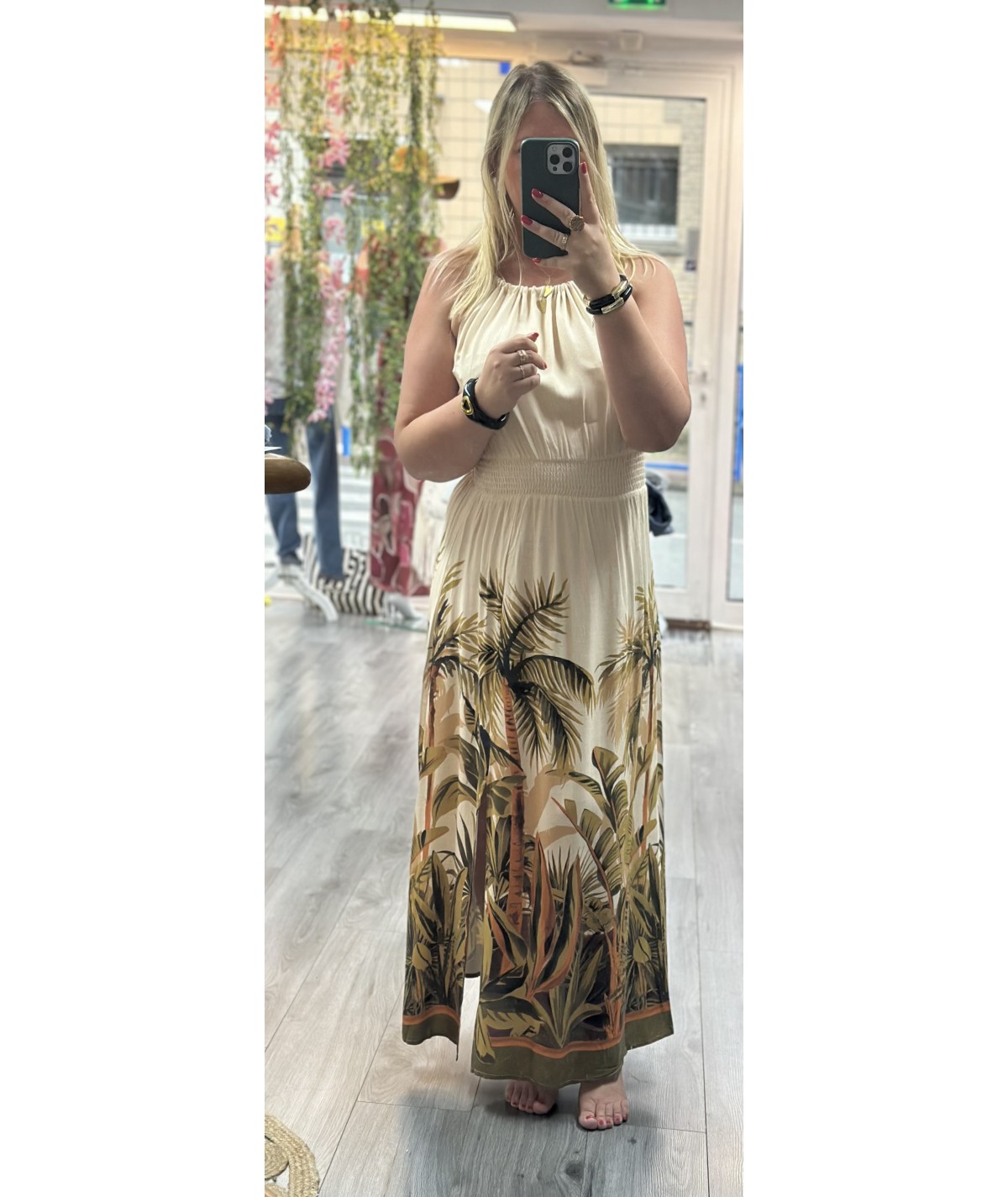 Robe palmier