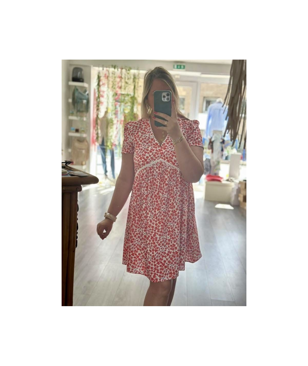 Robe Clara rouge