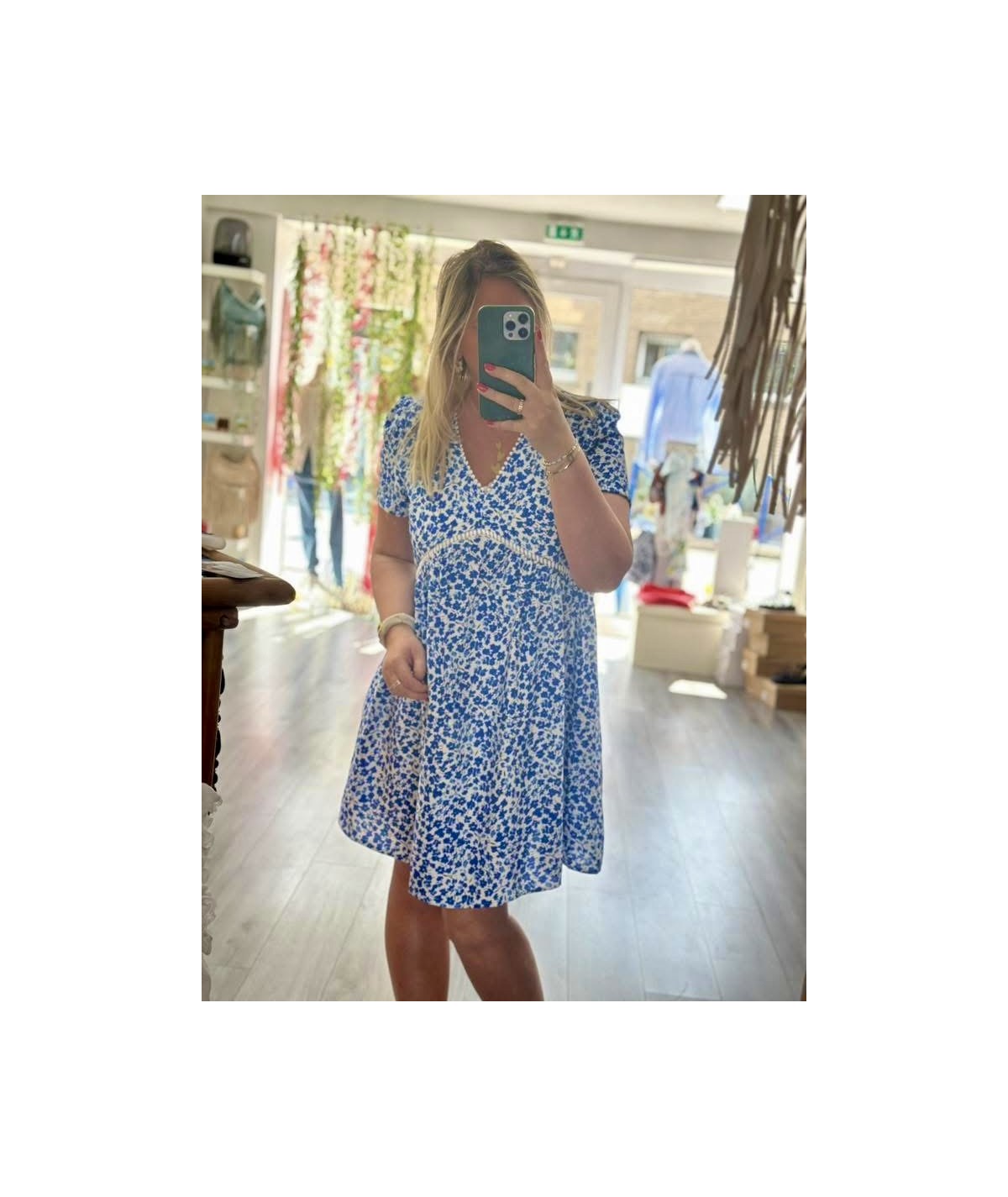 Robe Clara bleue