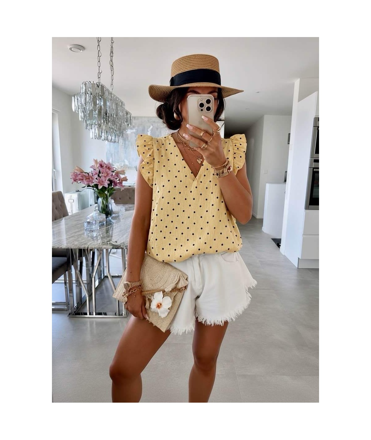 Blouse Adeline jaune
