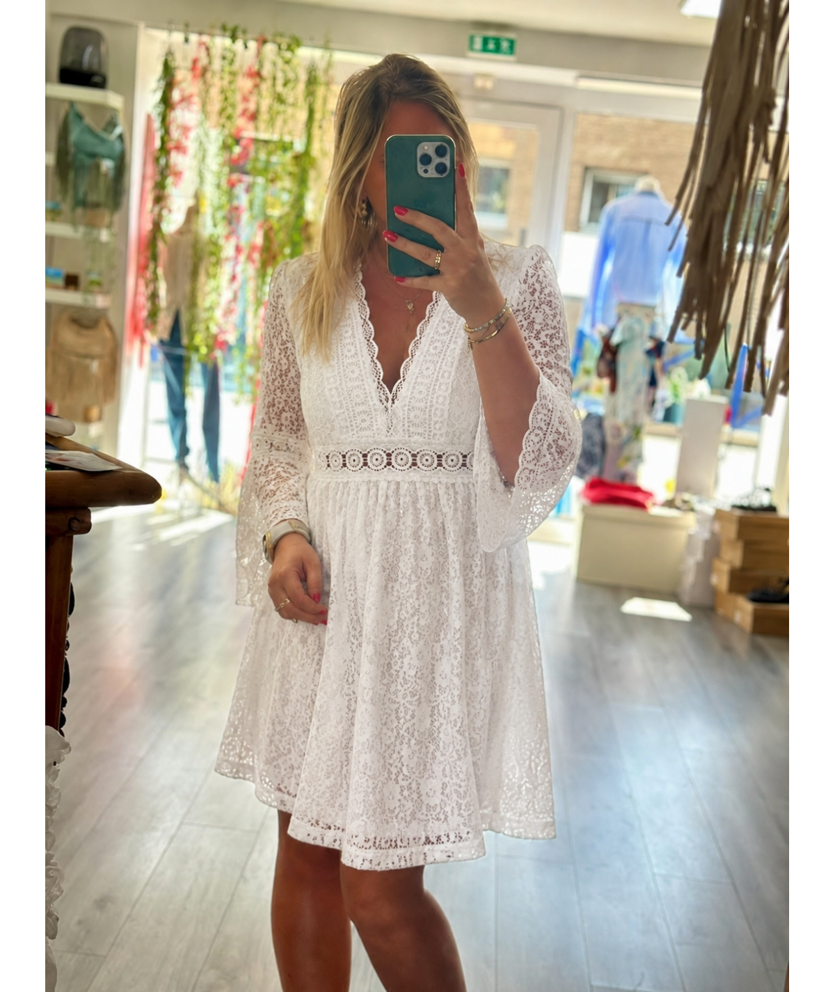Robe Sandrine en dentelle