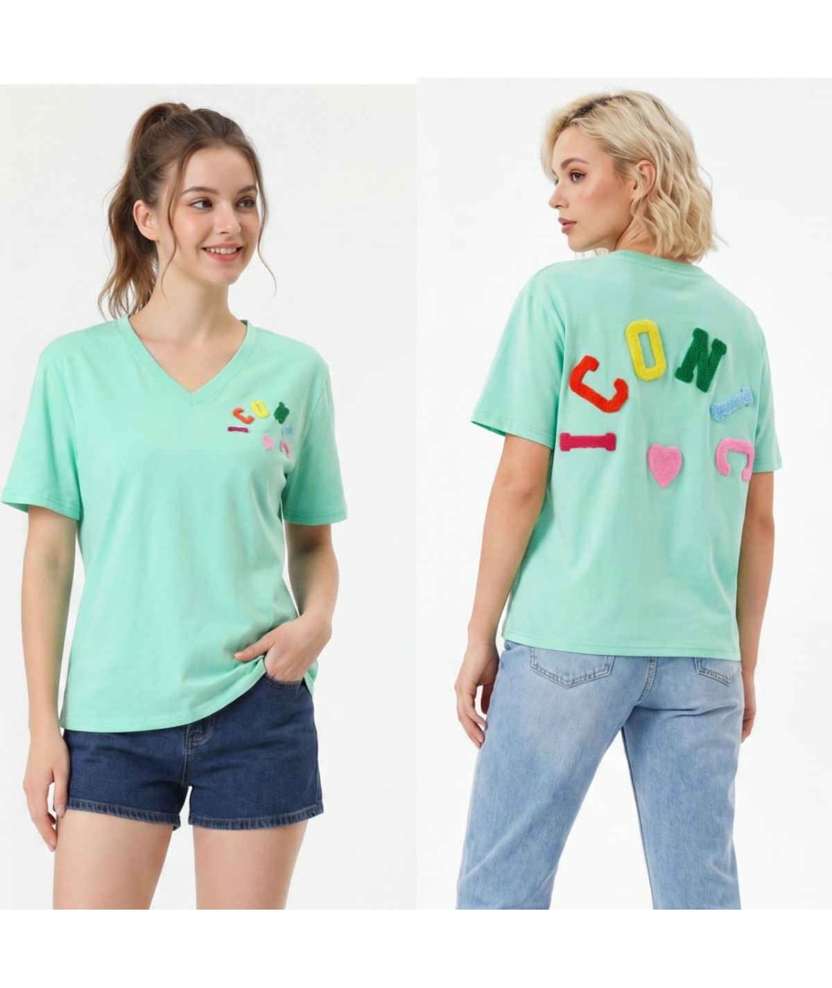 TEE shirt iconic vert