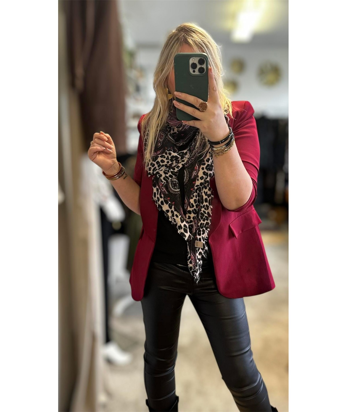 Blazer Nathalie bordeau