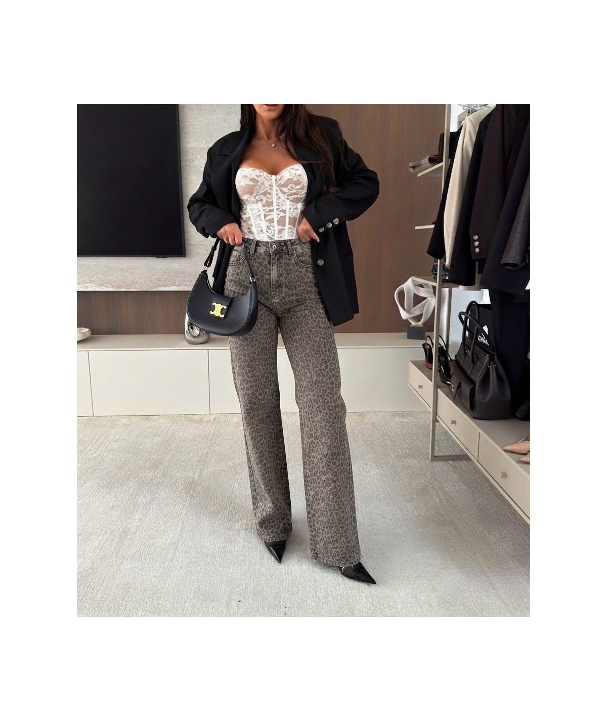 Jeans léopard Romy