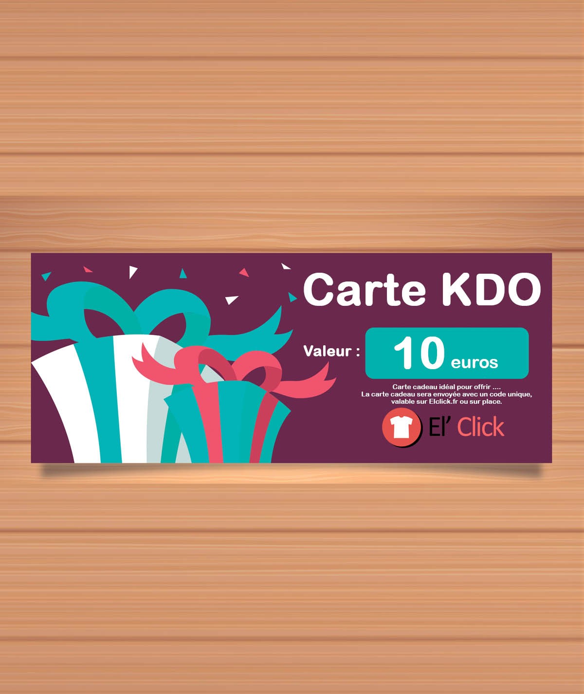 Carte cadeau 10 euros